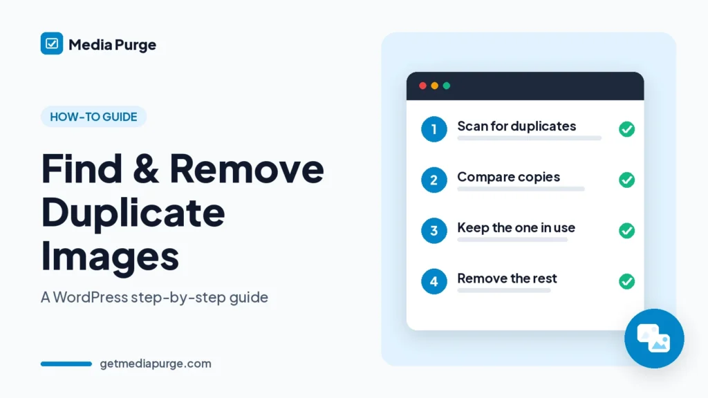 Find and remove duplicate images in WordPress, step by step